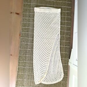 L Space Knit Cream Beach Cover Up